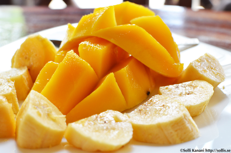 Having breakfast on Boracay Having breakfast on Boracay