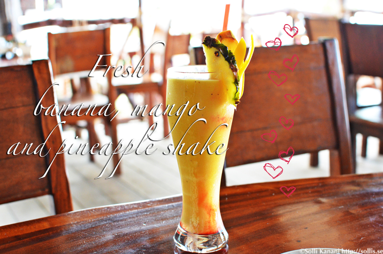Having breakfast on Boracay Having breakfast on Boracay
