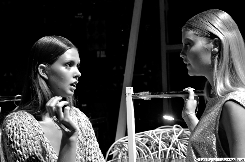 Wackerhaus SS13 backstage Wackerhaus SS13 backstage