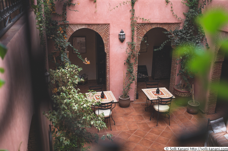Courtyard of Atlas Kasbah