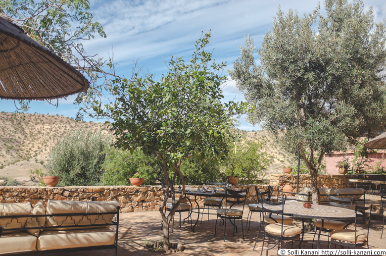 Terrace of Atlas Kasbah
